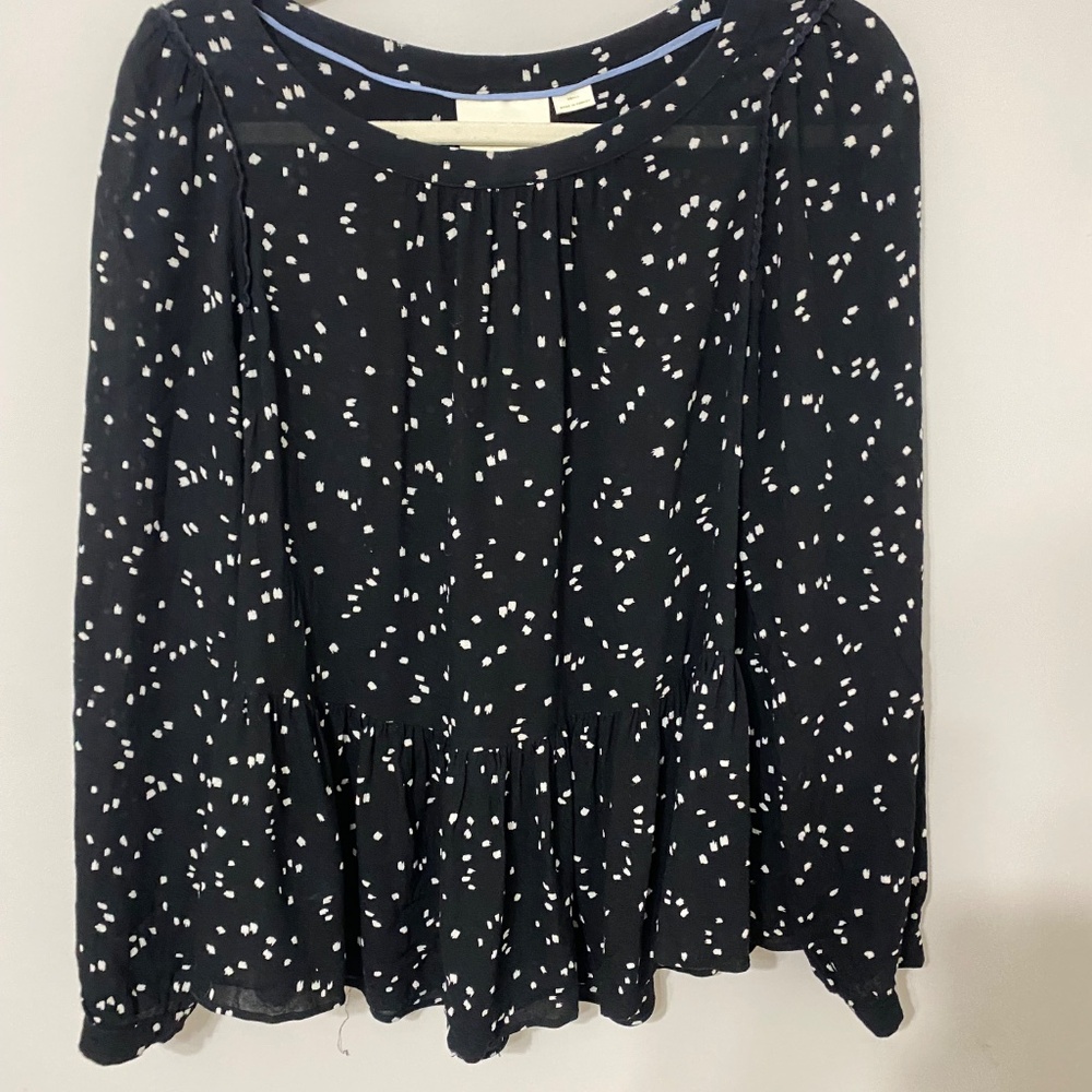 Anthropologie Maeve Cheyenne Peplum Blouse - Picture 2 of 6